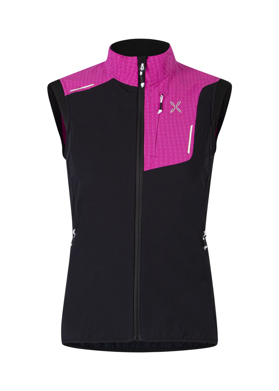 Montura Gilet Donna Ski Style Vest Woman Nero/Fuscia