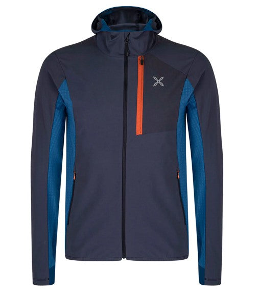 MONTURA GIACCA UOMO PEAK JACKET GRAPHITE BLUE/DEEP BLUE