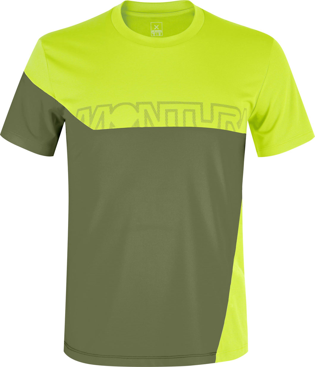 MONTURA CAMICIA UOMO MIX UP T-SHIRT VERDE ACIDO/VERDE