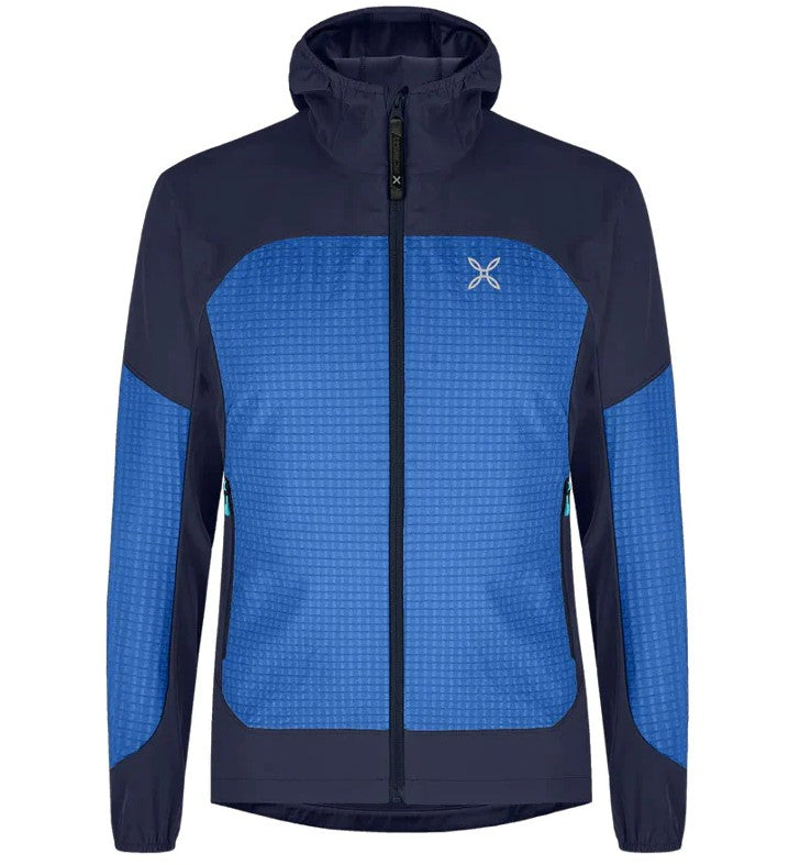 MONTURA GIACCA UOMO SEED HOODED JACKET BLUETTE/ANTRACITE