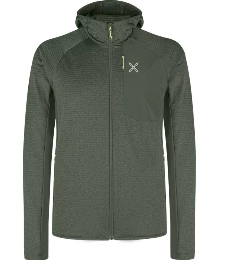 MONTURA MAGLIA UOMO DOLOMITI HOODED MAGLIA VERDE