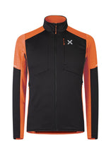 Carica l&#39;immagine nel visualizzatore di Gallery, MONTURA MAGLIA UOMO ROCK ALP MAGLIA NERO/ARANCIO

