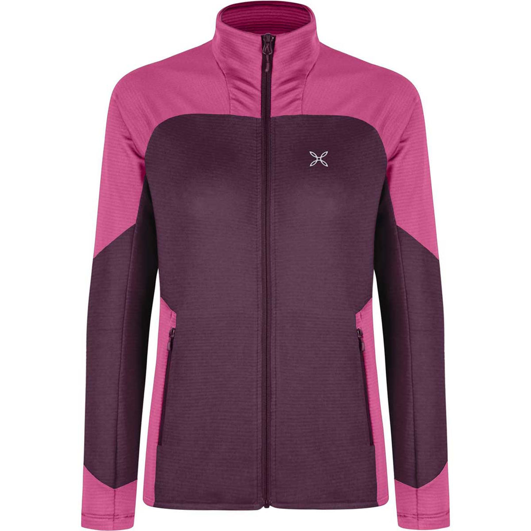 MONTURA MAGLIA DONNA RISE MAGLIA WOMAN FUSCIA/VINACCIA