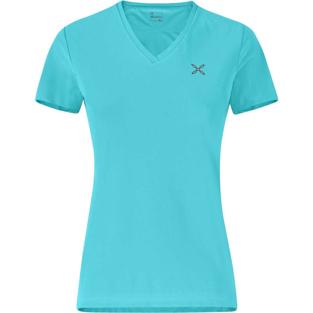 MONTURA T-SHIRT DONNA SENSI T-SHIRT WOMAN TURCHESE