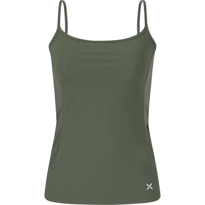 MONTURA T-SHIRT DONNA SUN SHOWER CANOTTA WOMAN VERDE