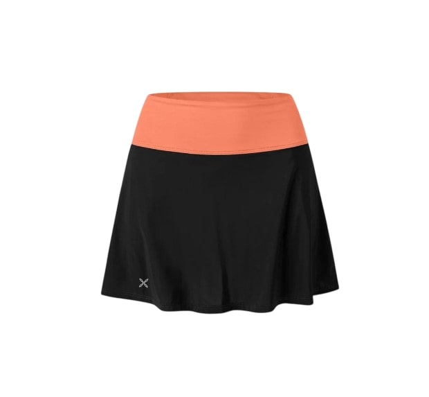 MONTURA SHORT DONNA SENSI SMART SKIRT WOMAN NERO/ARANCIO