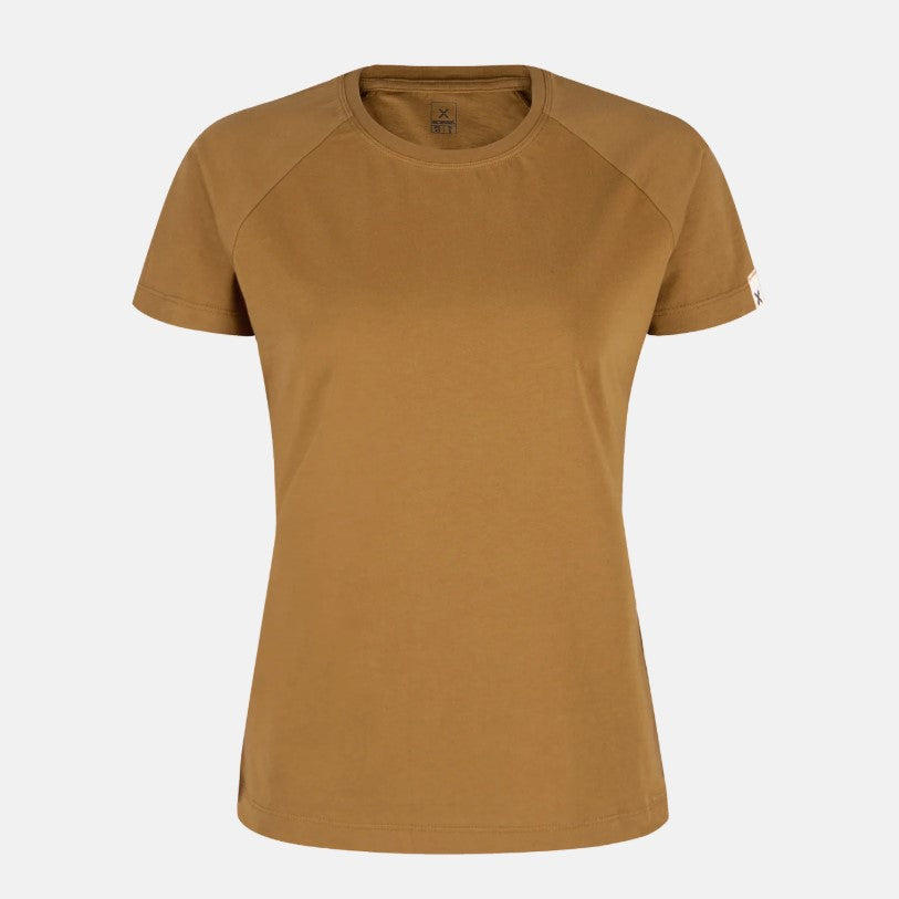 MONTURA T-SHIRT DONNA MINIMAL LOGO T-SHIRT WOMAN BRONZO