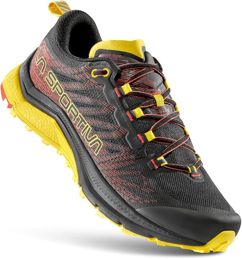 la sportiva scarpe uomo jackal ii gtx black/yellow